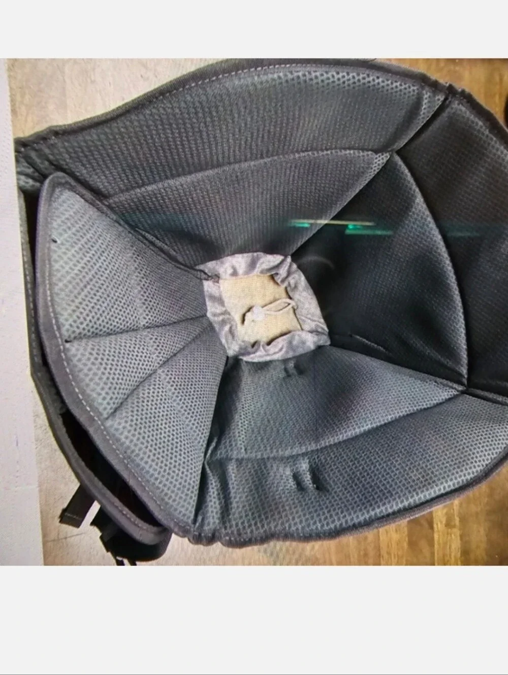 Soft Gray Inflatable Recovery Collar for Dogs - Comfortable Post-Op E-Collar